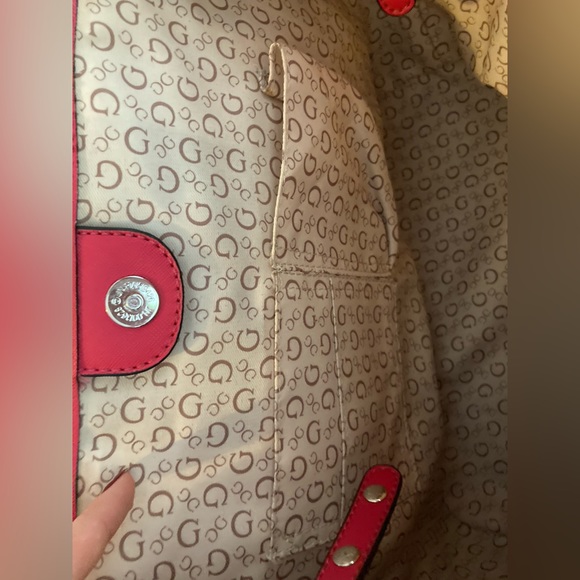 Deadstock Guess dark pink shoulder bag - Picture 6 of 11